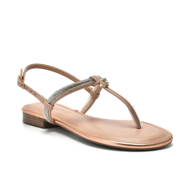 SANDALIAS VIA MARTE NAPA CASUAL/METALIZADO 157-001