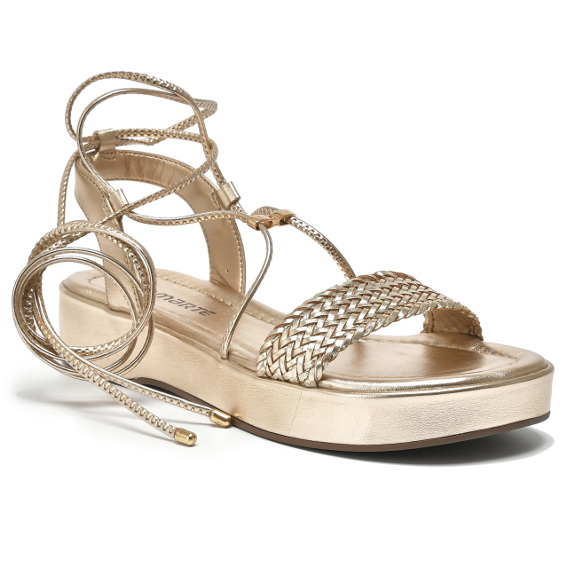SANDALIAS VIA MARTE METALIZADO 182-011