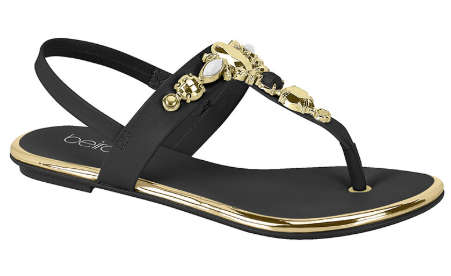 SANDALIAS BEIRA RIO 8367.631 NAPA TURIN/LOC METAL GLMOUR 