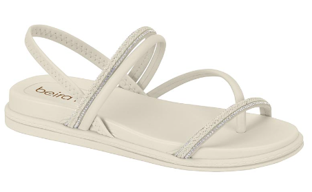 SANDALIAS BEIRA RIO 8513.100 T PTA PELE STRECH/T PTA FIRENZE