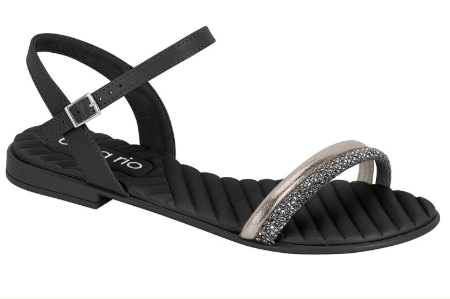 SANDALIAS BEIRA RIO 8519.109 NAPA TURIM/TP METALIZ PRE/TP STRASS