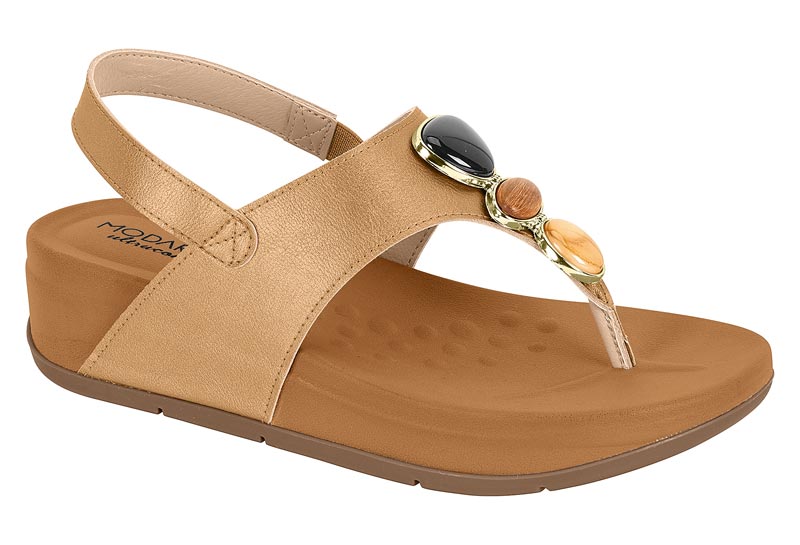 SANDALIAS MODARE 7207.102 METALIZADO LONDON