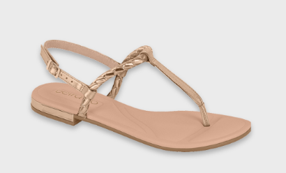 SANDALIAS BEIRA RIO 8263.972 TP CHICOTE METALIZAD PREMIUM/MET