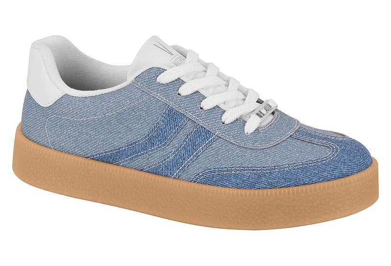 TENIS VIZZANO 1444.100 TECIDO JEANS GLAM/NAPA FLOAT MADRI
