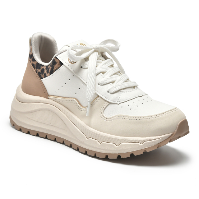 TENIS VIA MARTE NOBUCK/NAPA/NOBUCK/LEOPARDO PRINT/METAL DAKAR 136-011