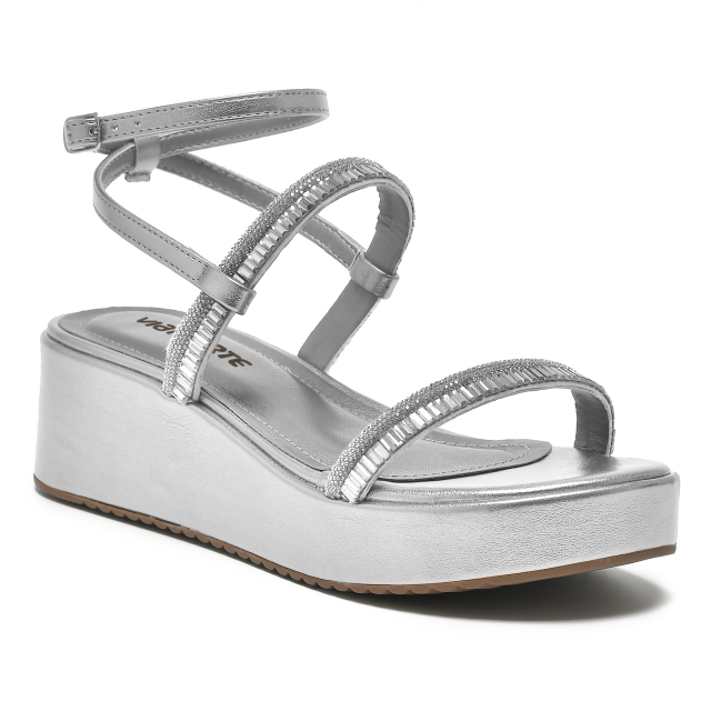 SANDALIAS VIA MARTE METALIZADO 167-028