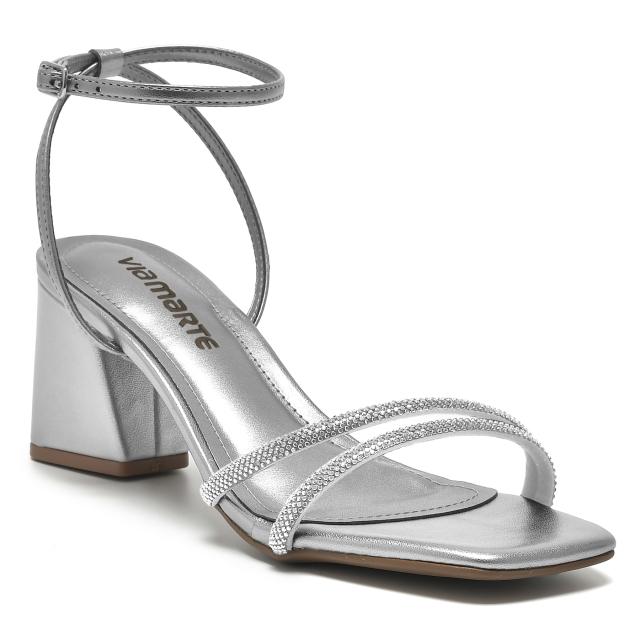 SANDALIAS VIA MARTE METALIZADO 264-010