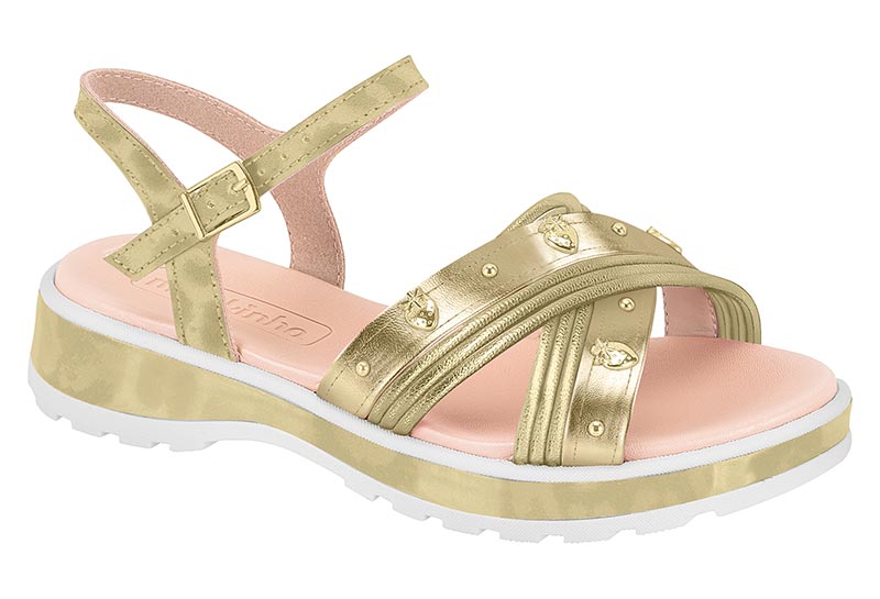 SANDALIAS MOLEKINHA 2361.213 MET PREMIUM/T PR METALIZADO PREMIUM