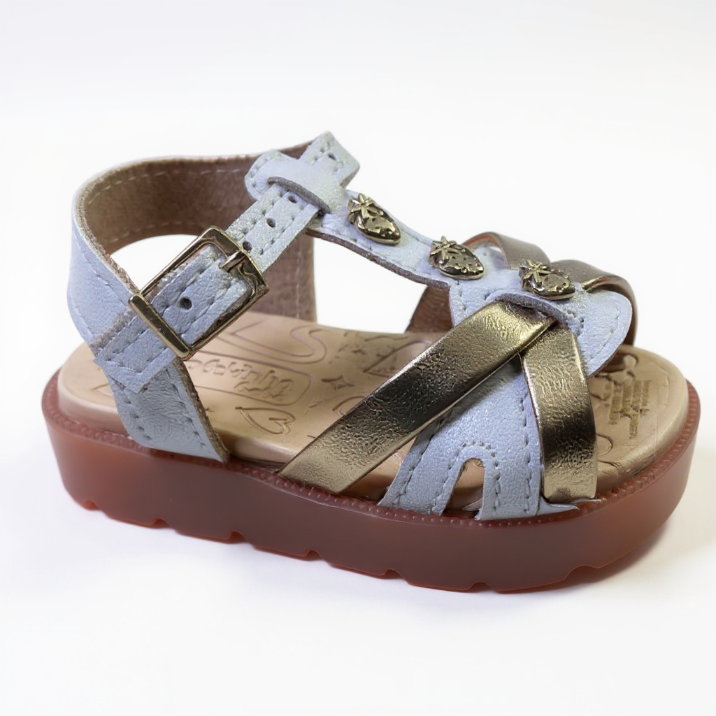 SANDALIAS MOLEKINHA 2741.102 NAPA TURIM/METALIZADO