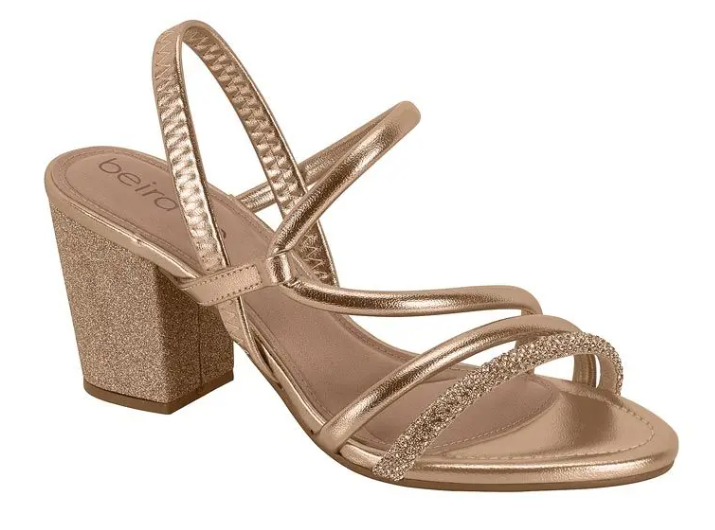 SANDALIAS BEIRA RIO 8280.786 T PRONTA BRILHO ITALIA/T PTA STRASS