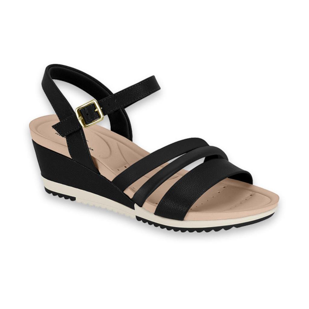 SANDALIAS MODARE 7123.147 NP FLOAT NATURE/TIRA PR MEIA CANA