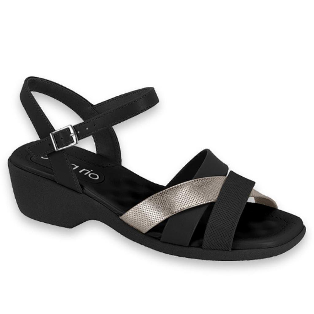 SANDALIAS BEIRA RIO 8527.111 NP TURIM/MET PRE GALES/NP TUR