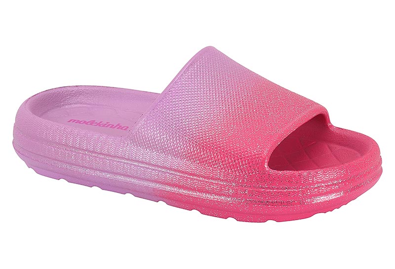 ZAPATILLAS MOLEKINHA 2338.300 SLIDE EVA DEGRADE GLITER 