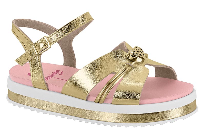 SANDALIAS MOLEKINHA 2305.1574 MET PREMIUM /T PR METALIZADO