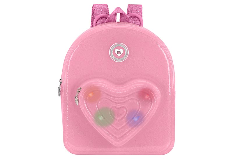 MOCHILAS MOLEKINHA PVC GLITER/GORGURAO