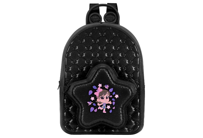 MOCHILAS MOLEKINHA 20046.3 PVC GLITER/GORGURAO