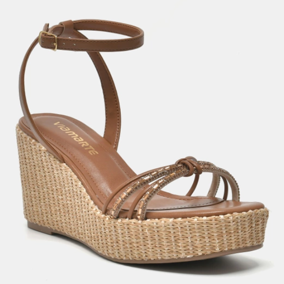 SANDALIAS VIA MARTE 188-019 NAPA CASUAL/ RAFIA NAPOLES 
