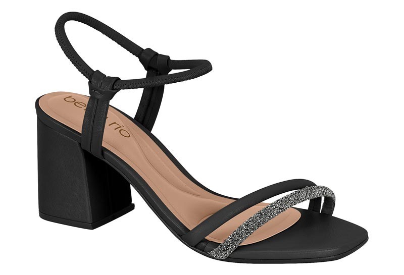 SANDALIAS BEIRA RIO 8436.213 TP STRASS /TP  PELE STRECH