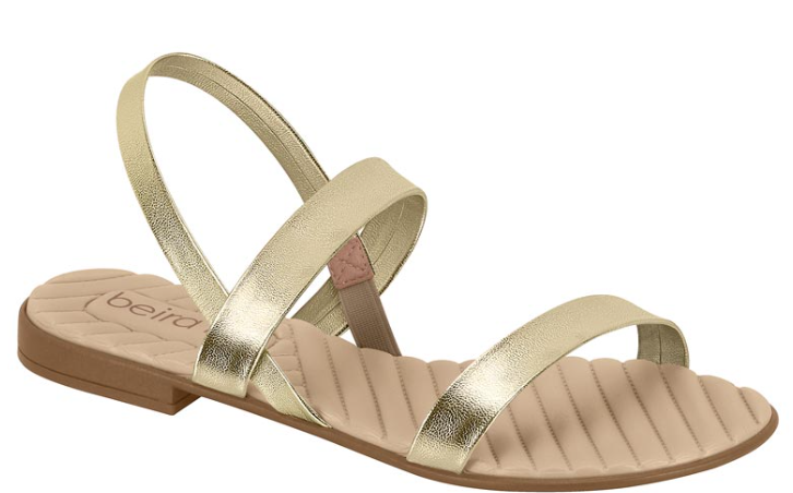 SANDALIAS BEIRA RIO 8519.113 BRILLO ITALIA