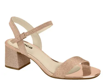 SANDALIAS MOLECA 5496.101 TELA SHINE PARIS METAL GLAMOUR 