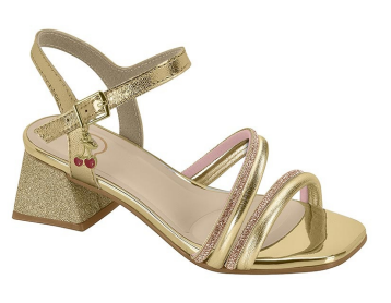 SANDALIAS MOLEKINHA 2347.127 MET GLAM/TP BRILHO ITAL/TR FLORENCA