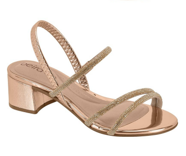 SANDALIAS BEIRA RIO 8345.647 T PTA BRILHO ITALIA/T PTA XANGAI