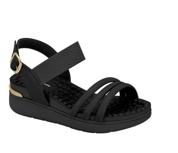 SANDALIAS MODARE 7151.144 NP PELE STRECH/TIRA PRONTA/ELASTICO