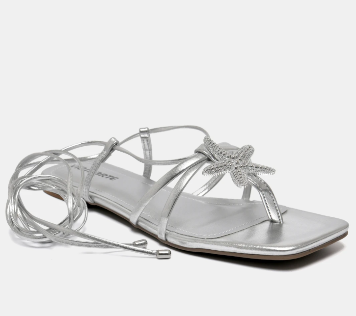 SANDALIAS VIA MARTE METALIZADO 189-019