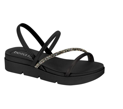 SANDALIAS BEIRA RIO 8387.530 ELAS PELE STR/TP PL STR/TP 6MM GLAM 