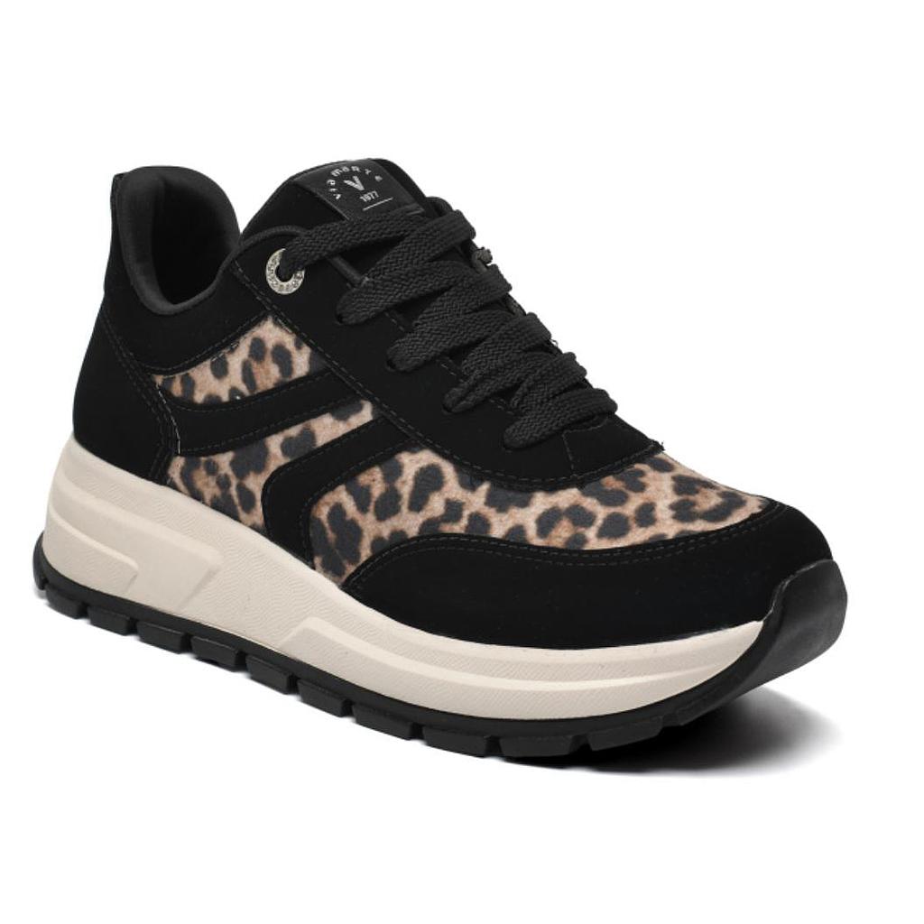TENIS VIA MARTE NOBUCK/LEOPARDO/NOBUCK 242-014