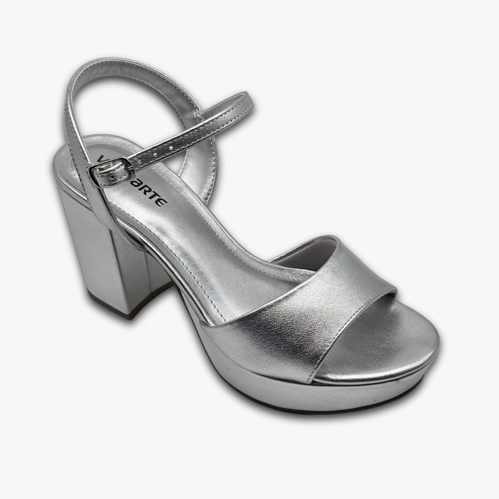 SANDALIAS VIA MARTE METALIZADO 141-006