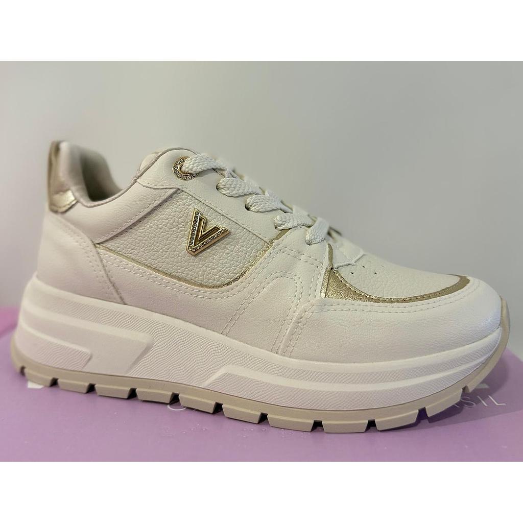 TENIS VIA MARTE NAPA/NEW FLOATER/METALIZADO 242-024