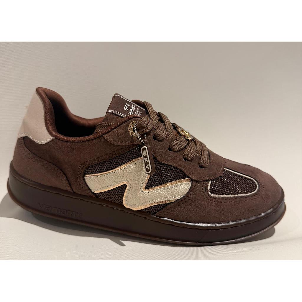 TENIS VIA MARTE CAMURCA ULTRA/MESH SPORT/NEW FLOATER/NOBUCK METALIZADO 362-015