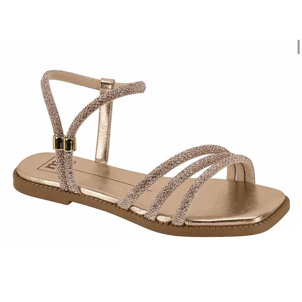 SANDALIAS MOLECA TIRA SAGU E STRASS/METAL NANCY 5594.104