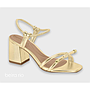 SANDALIAS BEIRA RIO 8436.330 TIRA PRONTA METALIZADO PREMIUM