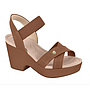 SANDALIAS MODARE 7137.117 NAPA FLOATHER NATURE/ELASTICO