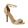 SANDALIAS VIZZANO 6249.452  TELA SHINE PARIS /METAL GLAMOUR