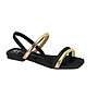 SANDALIAS MOLECA 5462.111 TP BRILHO ITALIA/TP NP TURIM/ELAST
